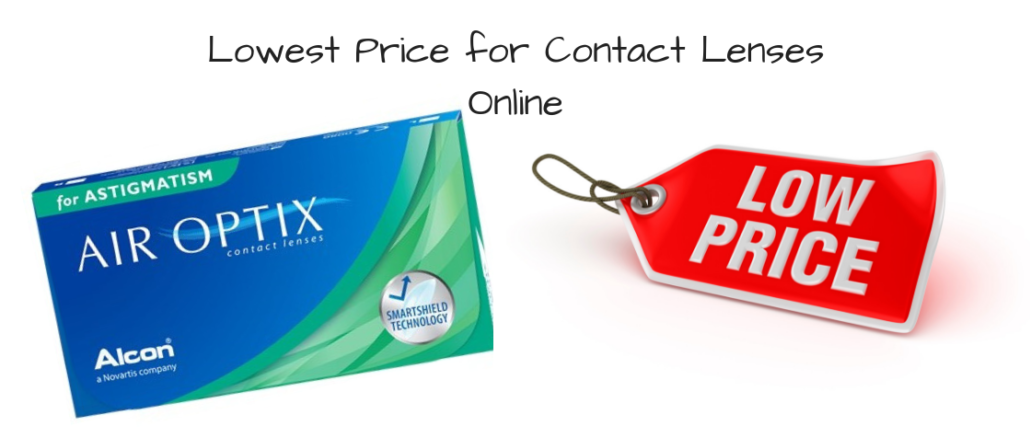 Lowest price for contact lenses online