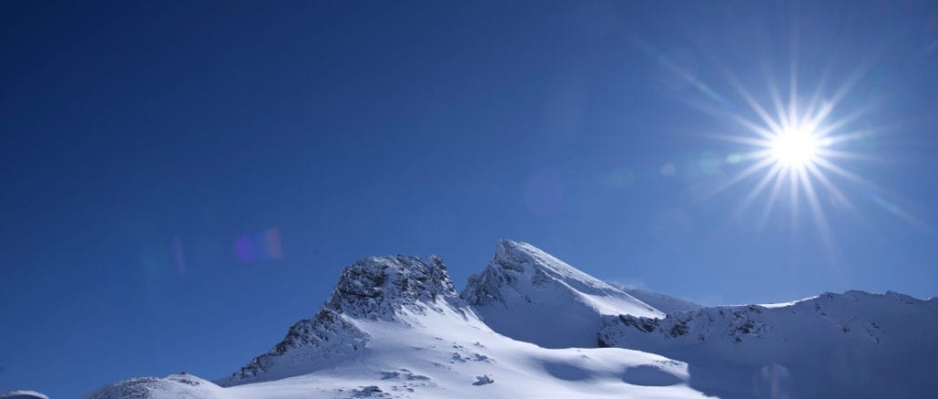 Snow and sun