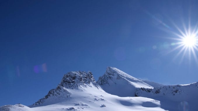 Snow and sun