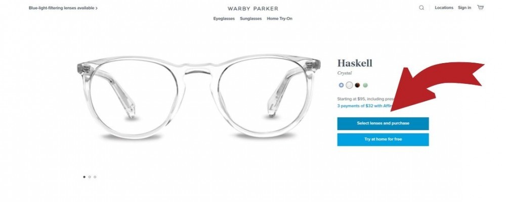 warby parker ultra high index