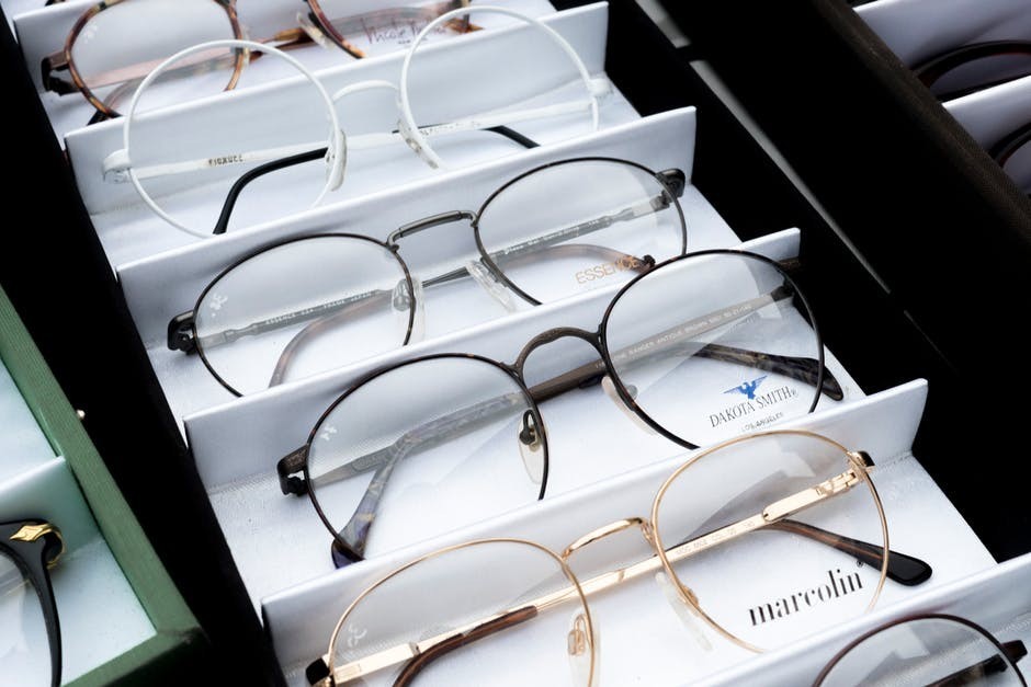 Row of glasses